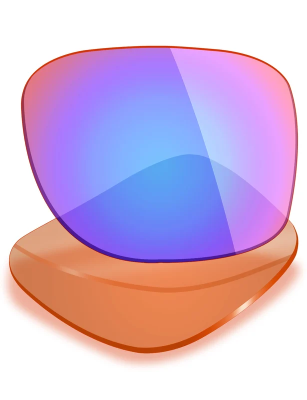 Wiley X Rebel Replacement Lenses by MRY Cobalt Rose Mirrored / HD Polarized