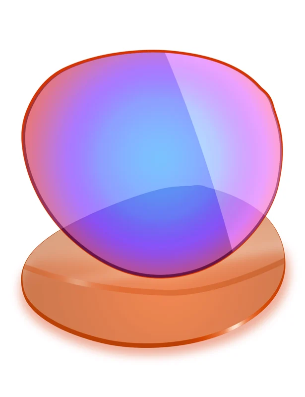 Oakley Forager OO9421 58mm Replacement Lenses by MRY Cobalt Rose Mirrored / HD Polarized