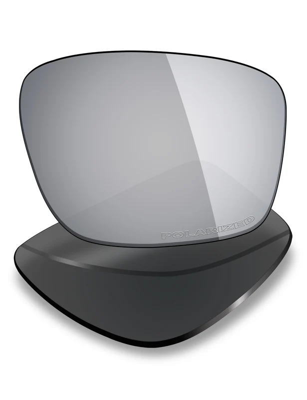 Oakley Mainlink OO9264 57mm Replacement Lenses by MRY Silver Titanium Mirrored / HD Polarized Plus