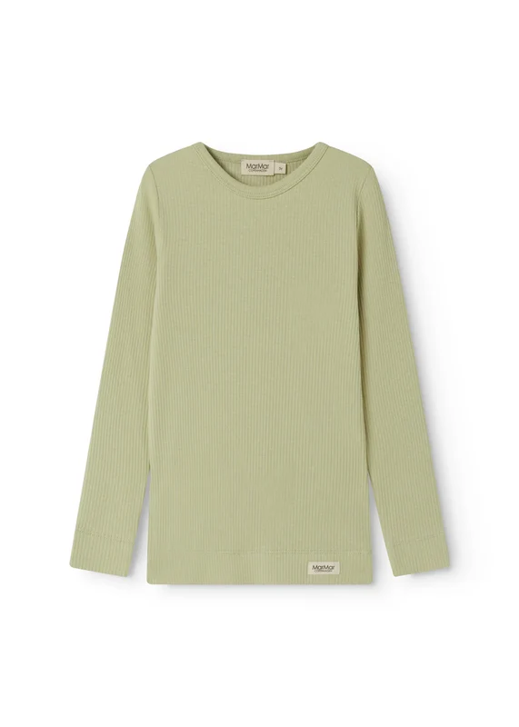MARMAR COPENHAGEN SAGE GREEN RIBBED T-SHIRT [FINAL SALE] 8