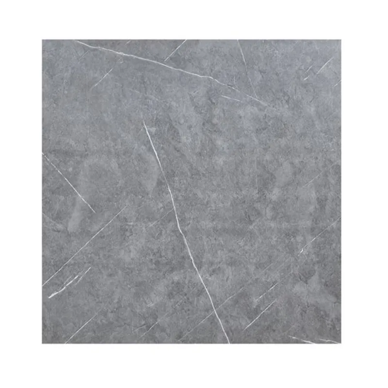 AlinO Glue-to-Wall 23.75 x 47.75-in Dark Storm Gray Marble effect Aluminum Wall Tile - 4/Pack