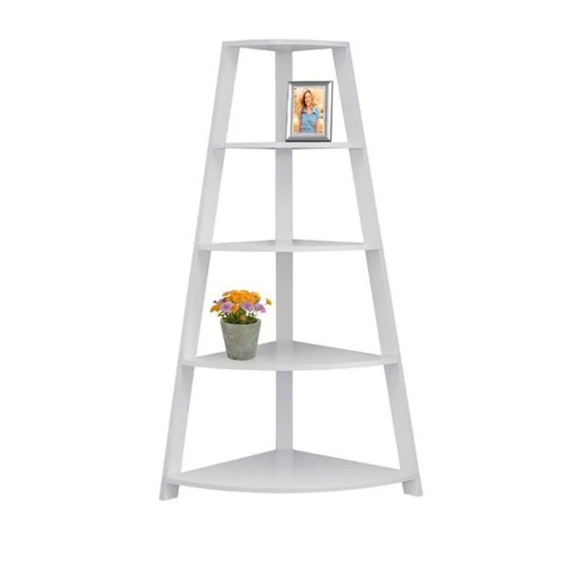 Monarch 60-in x 34.25-in x 24.25-in White Wood Bookcase
