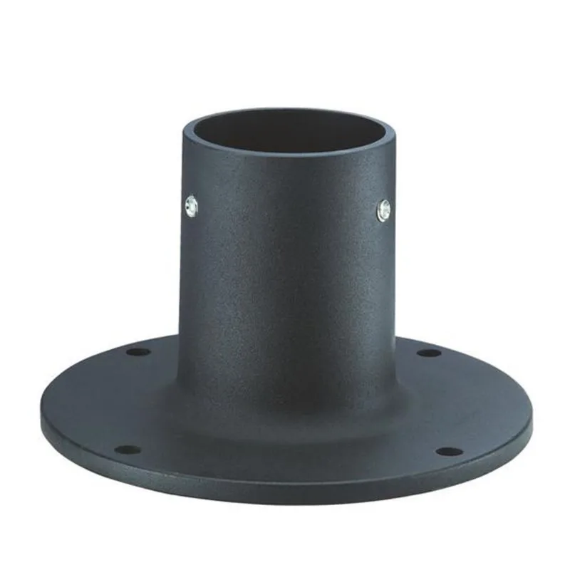 Acclaim Lighting 8-in Matte Black Outdoor Light Post Base