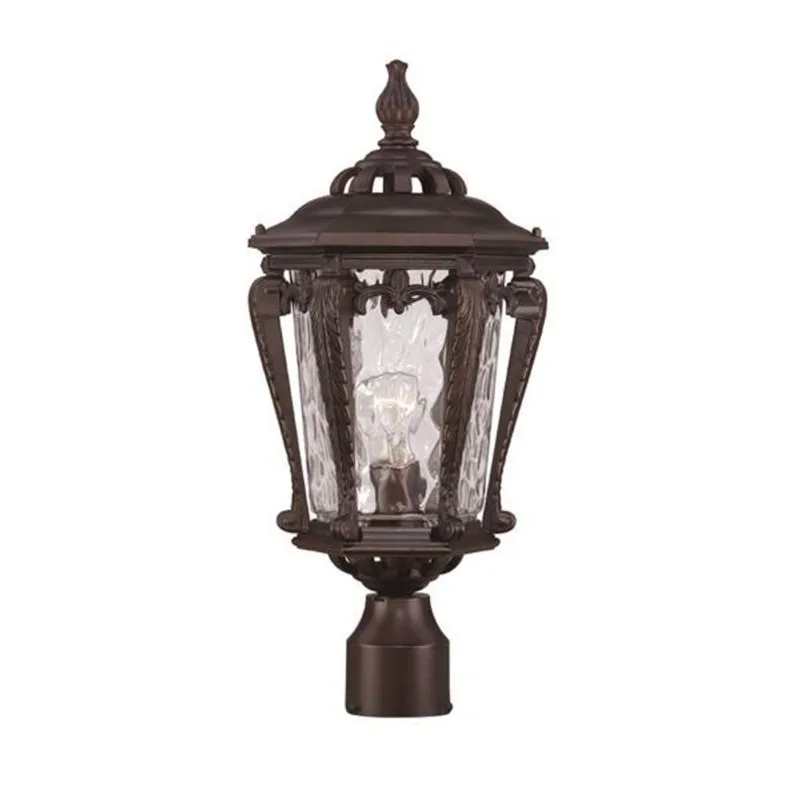 Acclaim Lighting Stratford Outdoor Lantern - 1 Bulb - Cast aluminum - Bronze