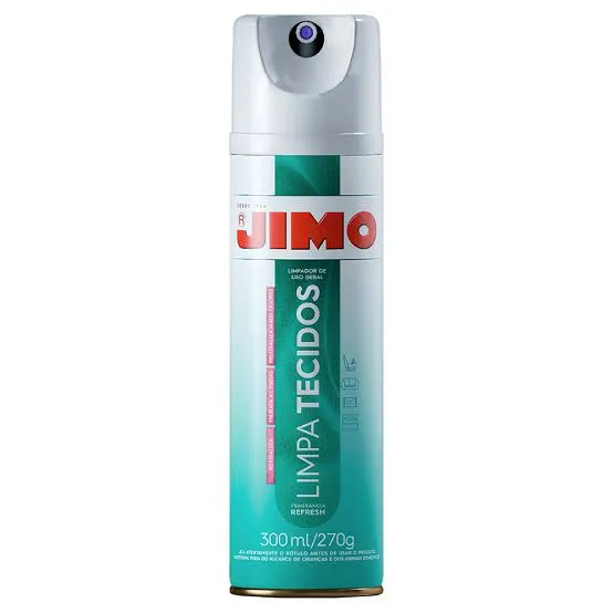 JIMO LIMPA TECIDOS AERO 300 ML * CX.06 - Lote: 112012