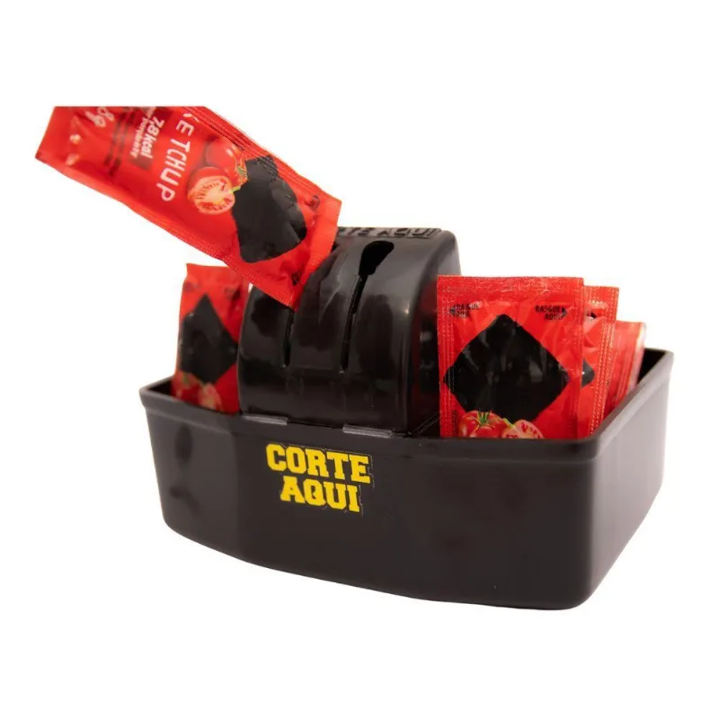 Porta Sache Para Restaurantes Preto