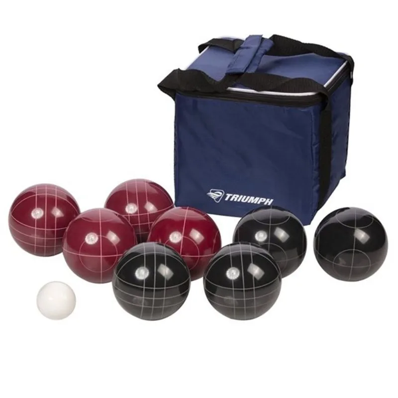 Triumph Outdoor Bocce Ball Party Game - Case Included