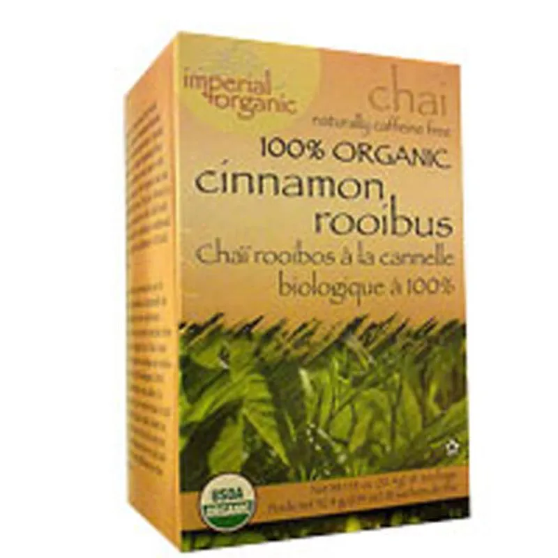 Chá Orgânico Imperial Canela Roob Chai 18 Ct Por Tio