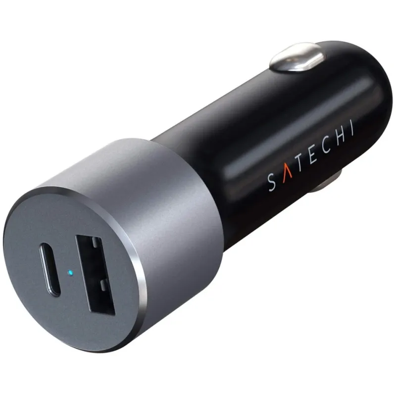Carregador De Carro Satechi Usb C Usb St Tcpdccm