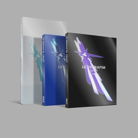 LE SSERAFIM - [CRAZY] 4th Mini Album 3 Version SET NONE