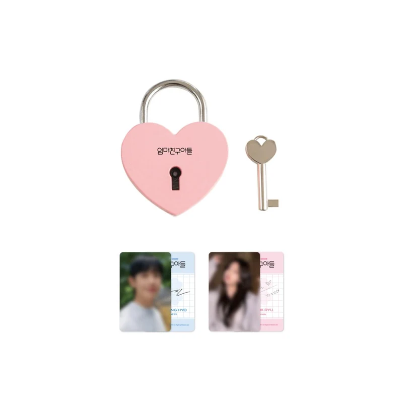 [Love Next Door / 엄마친구아들] POP-UP STORE OFFICIAL MD HEART SHAPE LOCK