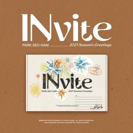 PARK SEO HAM - [INvite] 2025 SEASON'S GREETINGS NONE