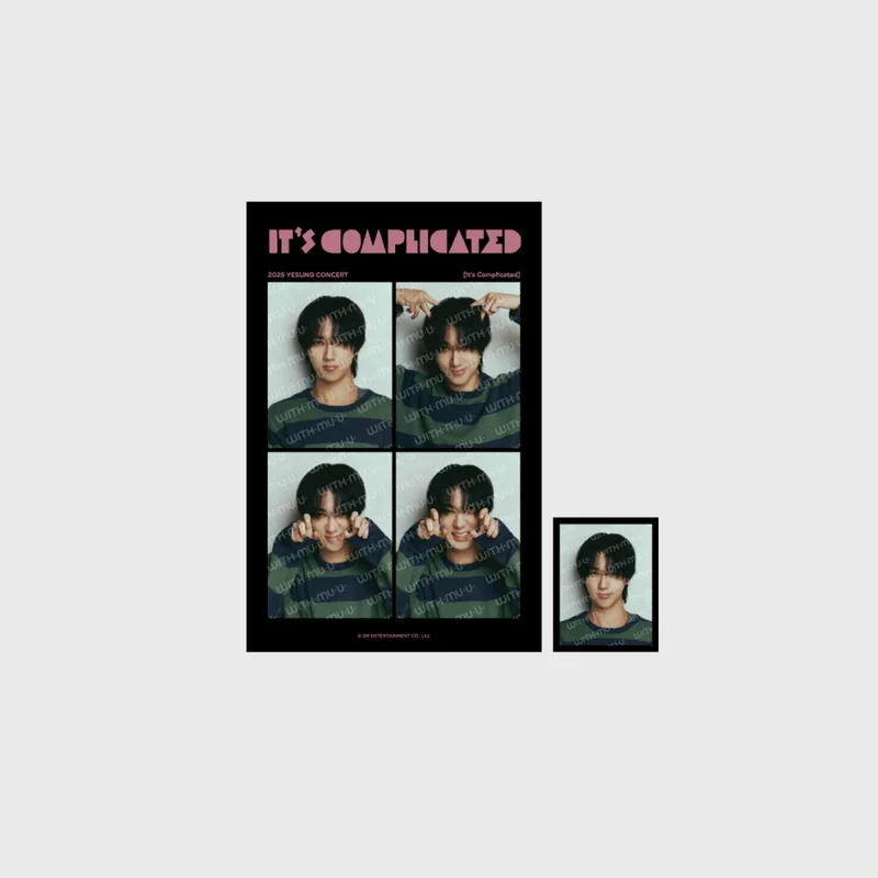 YESUNG - [It’s Complicated] 2025 CONCERT OFFICIAL MD 4 CUT + ID PHOTO SET