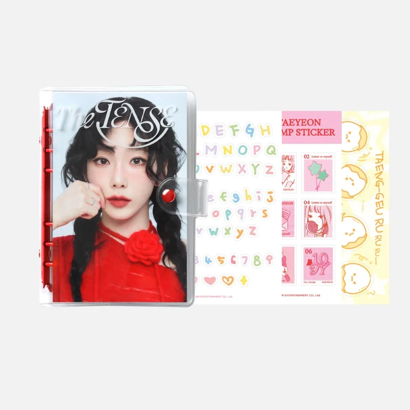 TAEYEON - [The TENSE] 2025 CONCERT OFFICIAL MD PHOTO CARD BINDER + STICKER SET