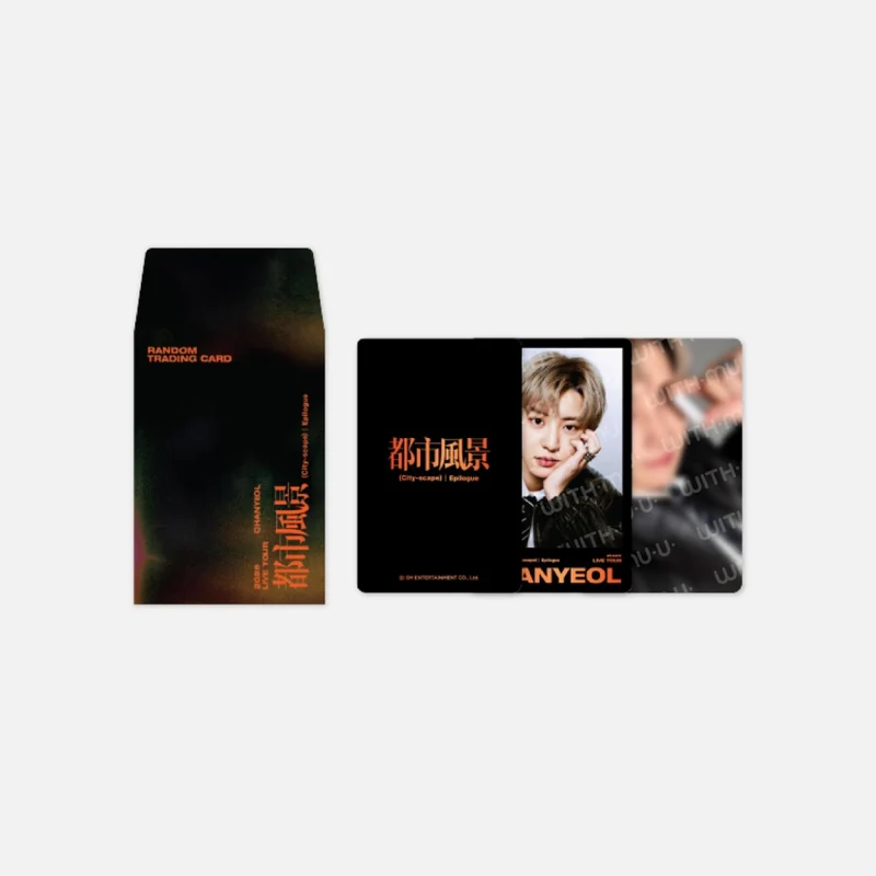 CHANYEOL - [2024 LIVE TOUR : 都市風景 (City-scape) Epilogue] OFFICIAL MD RANDOM TRADING CARD