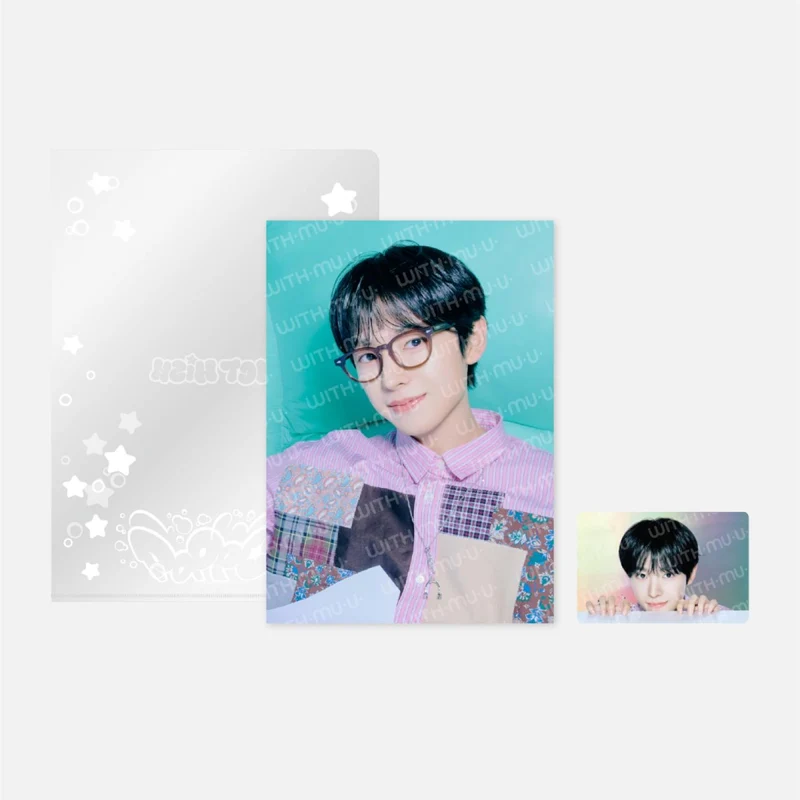 NCT WISH - [poppop] OFFICIAL MD POSTCARD + HOLOGRAM PHOTO CARD SET SION