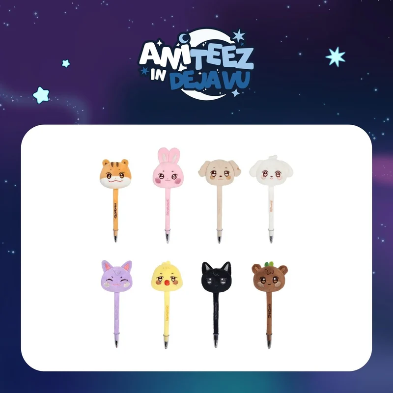 (PRE-ORDER) ATEEZ - [ANITEEZ IN DEJA VU] ATEEZ X ANITEEZ POP-UP MD PLUSH BALL PEN JJOONGrami