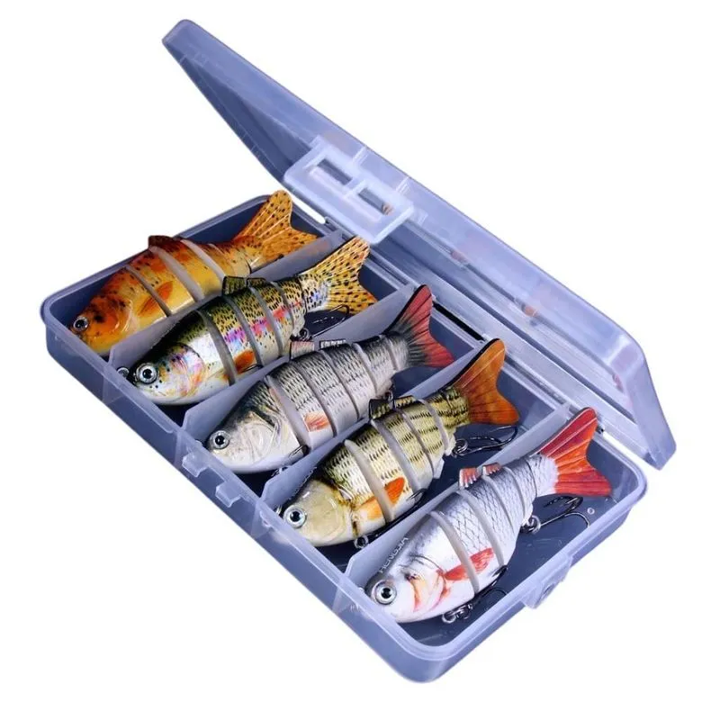 Caixa De Isca Artificial Lambari Mini Articulado 5cm