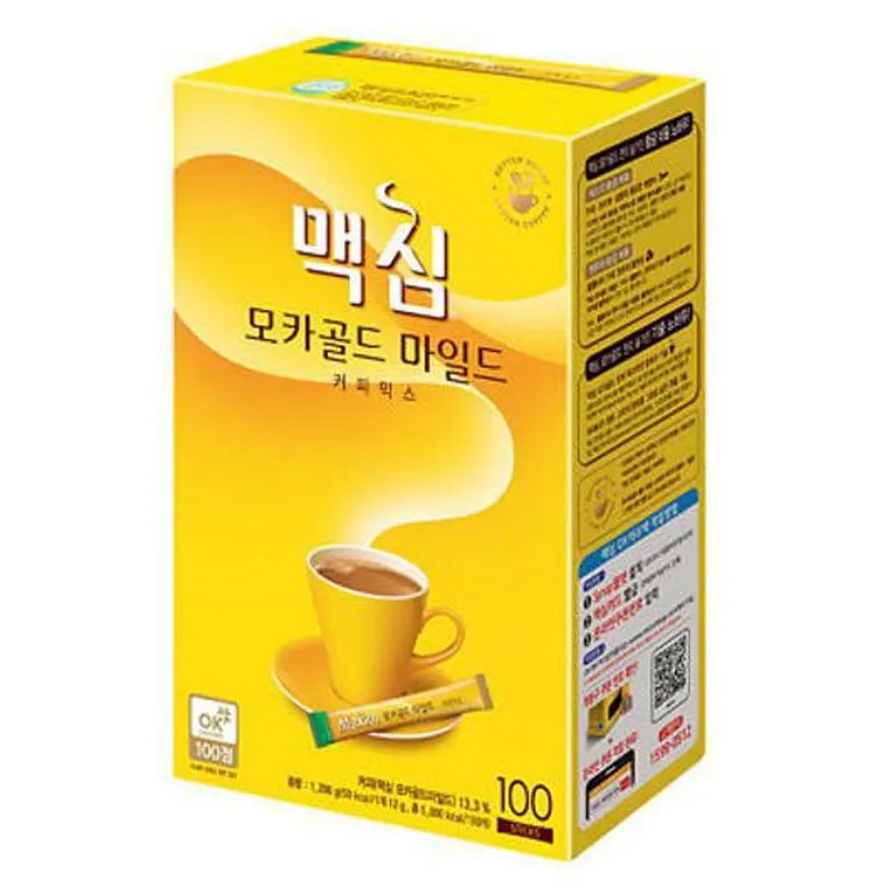 Café Solúvel Coffee Maxim Coreano Mocha Gold - 100 Sachês
