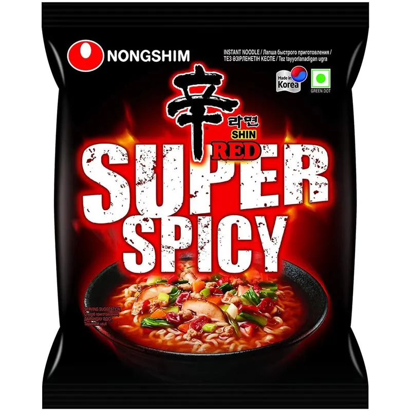 Lamen Pacote Premium Shin Red Super Spicy 120g