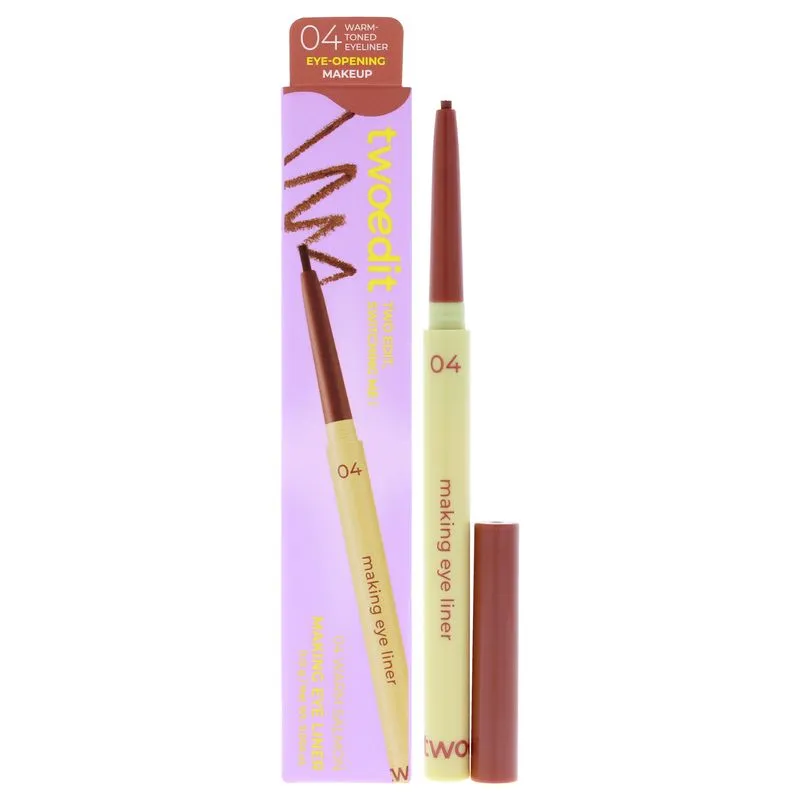Delineador Two Edit Making Eye Liner-04 Warm Salmon 1ml