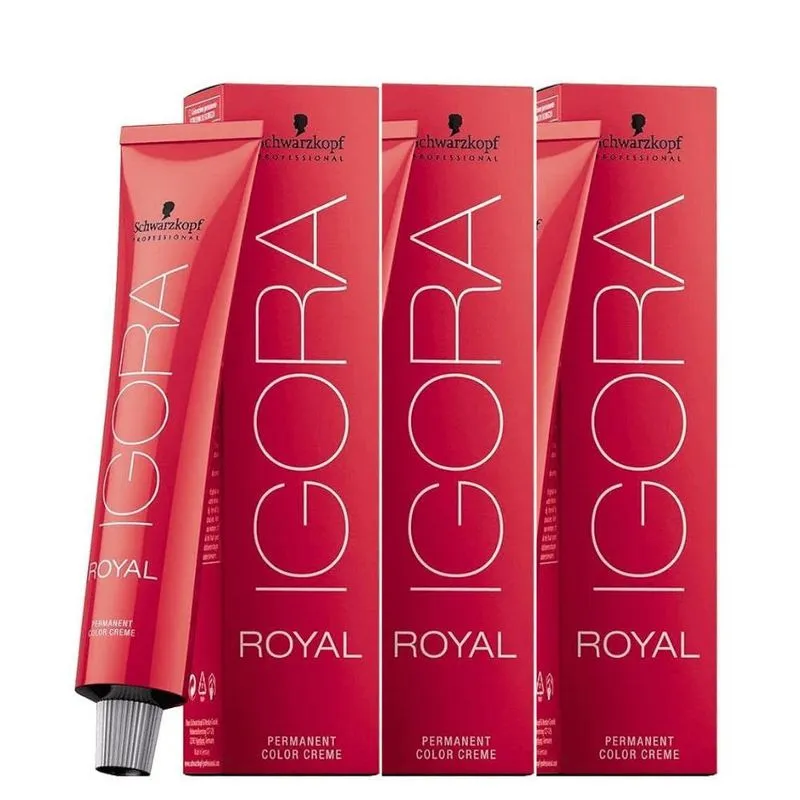 Igora Royal Coloração 3X 6/0 Louro Escuro
