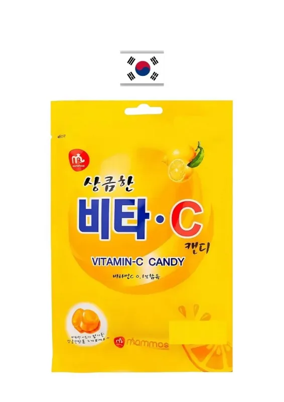 MAMMOS BALA VIT C 100g - Bala vitamina C. Origem: Coreia do Sul