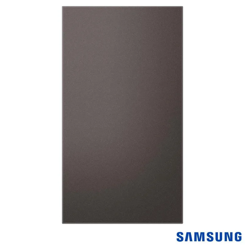 Painel Superior De Geladeira Bespoke Samsung Em Aço Bmf Top Grafite Cotta Charcoal - Ra-b23duu05gg