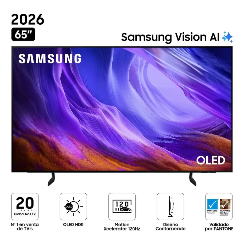 Televisor SAMSUNG OLED 65" UHD 4K Smart TV S85H Vision AI