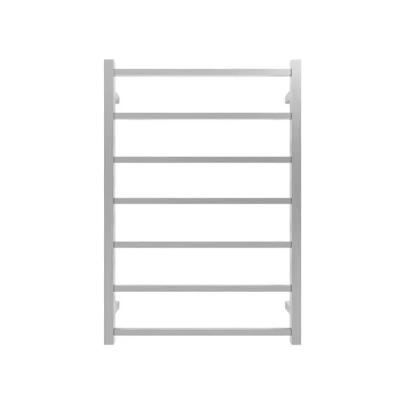 Reln 36.2-in x 24.4-in 7-Bar Polished Chrome Square Wall Mounted Electric Towel Warmer