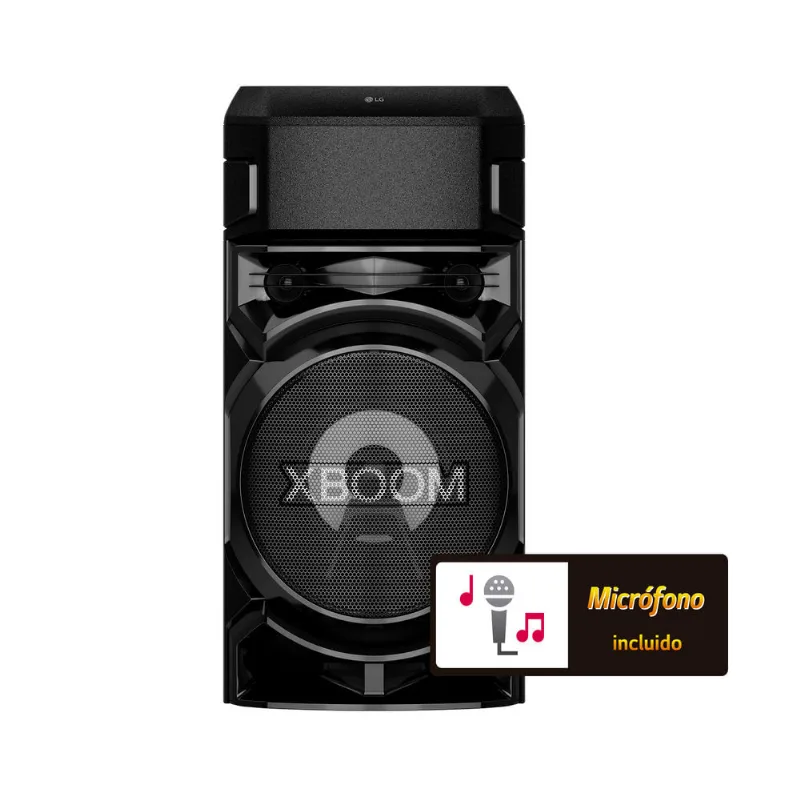 Torre de sonido LG RN5 super bass boost negra