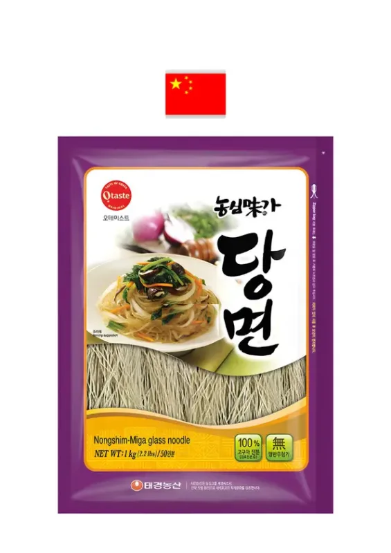 NONG SHIM HARUSSAME 1kg - Macarrão de batata doce harussame. Origem: China