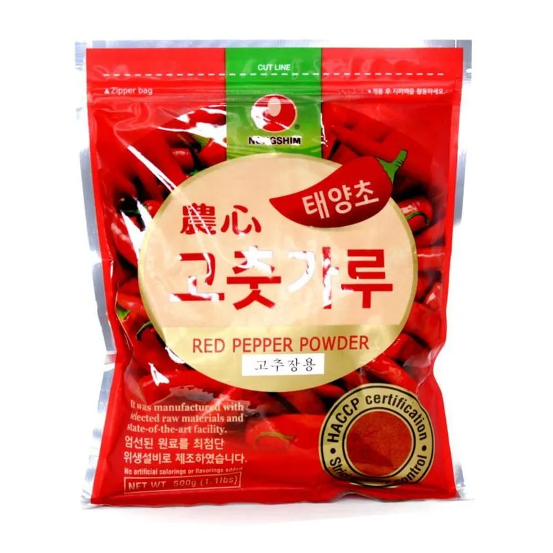 Pimenta Vermelha Premium Em Pó Fina Nongshim 500g
