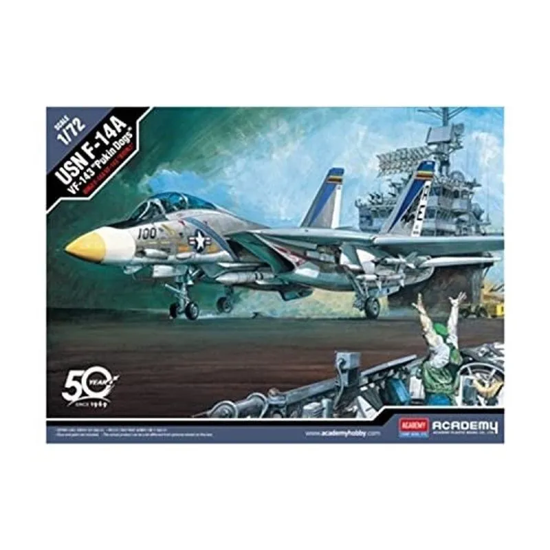 Academy 1-72 F-14a Vf-143 Pukin Dogs - Kit de Montagem Para Hobby