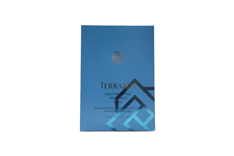 Set, Terrazen, Aqua Recharge, Moisturising, Sheet Mask, For Face, 10 pcs, 27 ml
