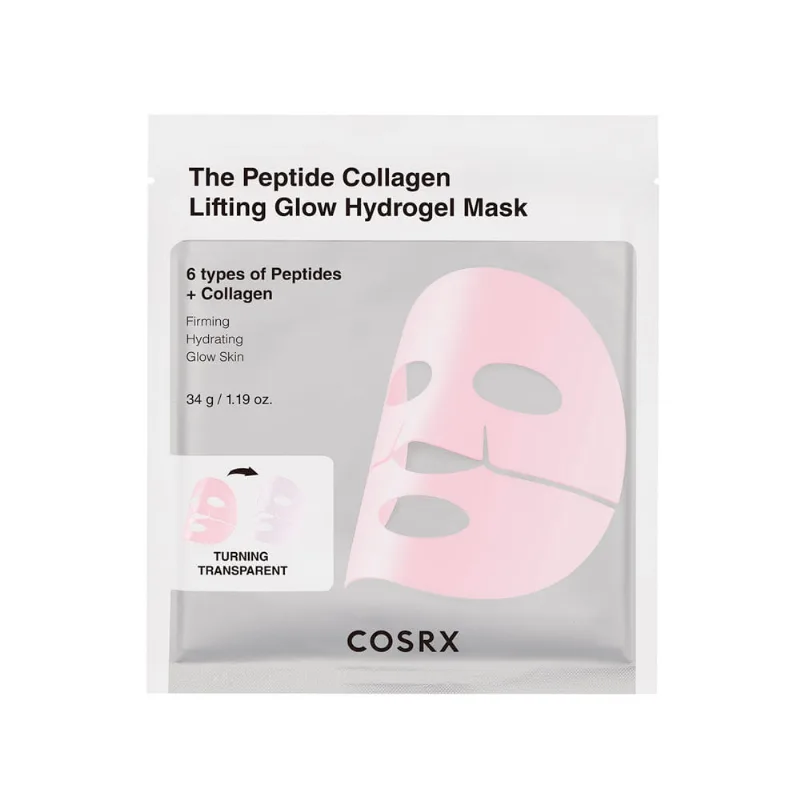 Máscara Hidrogel Facial Cosrx Peptidos y Colágeno x 3 un