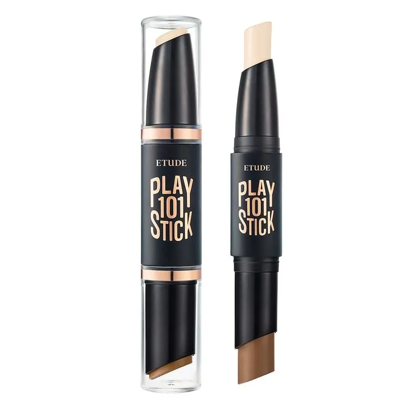 Contour Duo Etude Play 101 Stick #2 (21ad) Cremoso Kbeauty