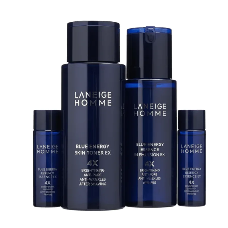 Conjunto De Cuidados Com A Pele Laneige Homme Blue Energy Skin Toner + Loção
