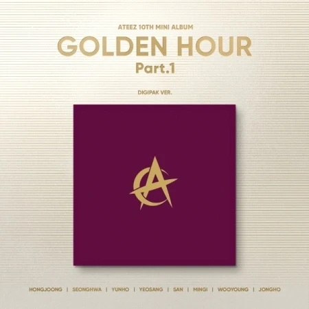 ATEEZ - [GOLDEN HOUR : Part.1] 10th Mini Album DIGIPAK JONGHO Version NONE