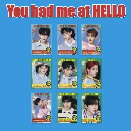 ZEROBASEONE - [YOU HAD ME AT HELLO] 3rd Mini Album ZEROSE (POCAALBUM) 9 Version SET