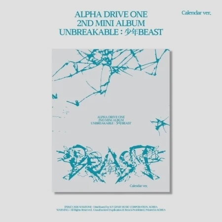 ALPHA DRIVE ONE - [UNBREAKABLE : 少年BEAST] 2nd Mini Album CALENDAR Version