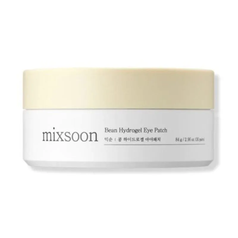 MIXSOON Bean Hydrogel Eye Patch 60u - Parches para Ojos Iluminadores y Nutritivos con Extracto de Soja