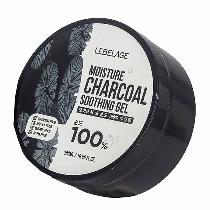 Gel Hidratante Lebelage Soothing Gel de Carvão 300ml