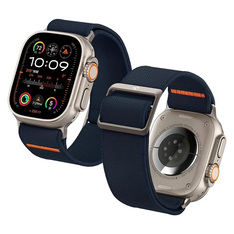 Spigen Apple Watch 49mm 46mm 45mm 44mm 42mm Lite Fit Ultra Band (Navy) PROgadgets
