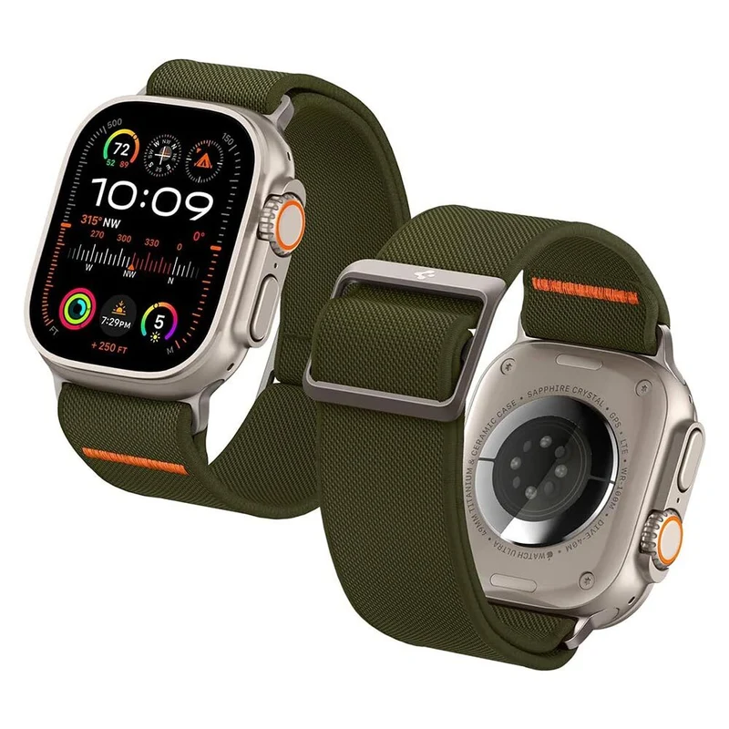 Spigen Apple Watch 49mm 46mm 45mm 44mm 42mm Lite Fit Ultra Band (Khaki) PROgadgets