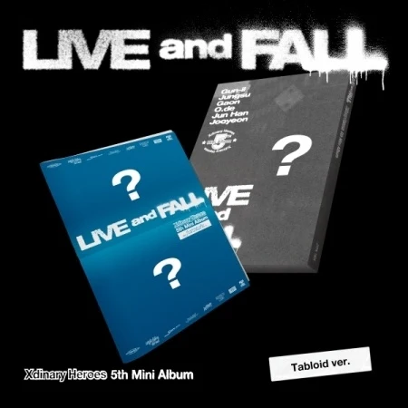 XDINARY HEROES - [LIVE AND FALL] 5th Mini Album TABLOID Version NONE