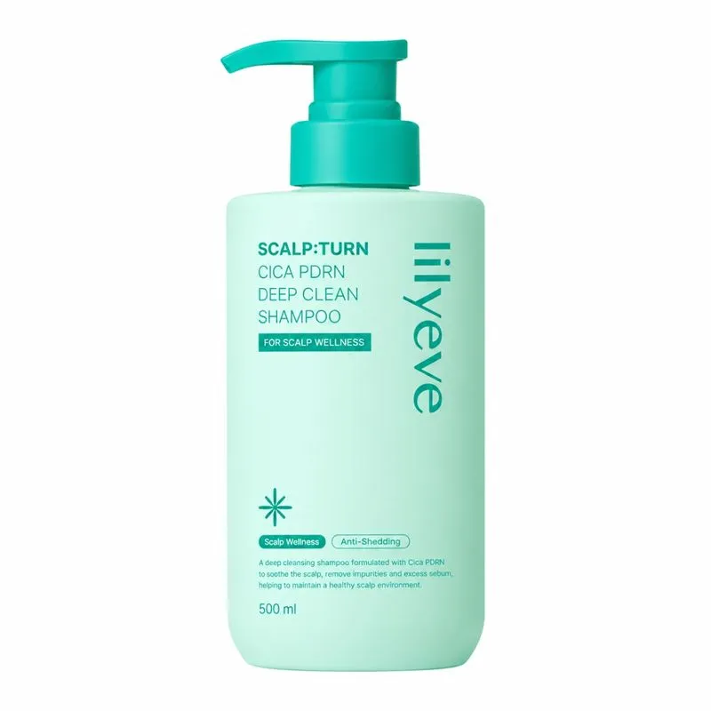 Lilyeve Scalp:Turn Cica Pdrn Deep Clean Shampoo 500G 500g