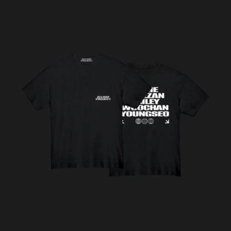 ALLDAY PROJECT - [FAMOUS] OFFICIAL MD BLACK MEMBER NAMES T-SHIRT