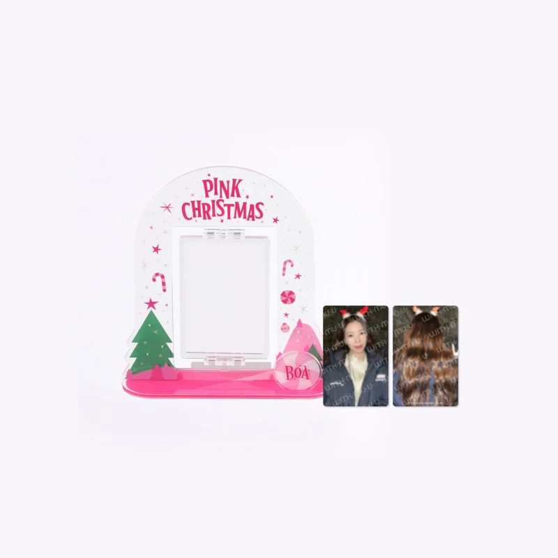 BoA - [ACRYLIC TURNING STAND SET] 2023 PINK CHRISTMAS OFFICIAL MD