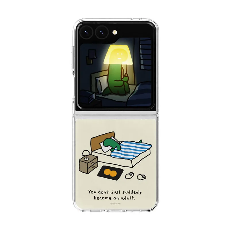 Cartão Flipsuit Joguman Galaxy Z Flip6 e Z Flip7 FE Branco